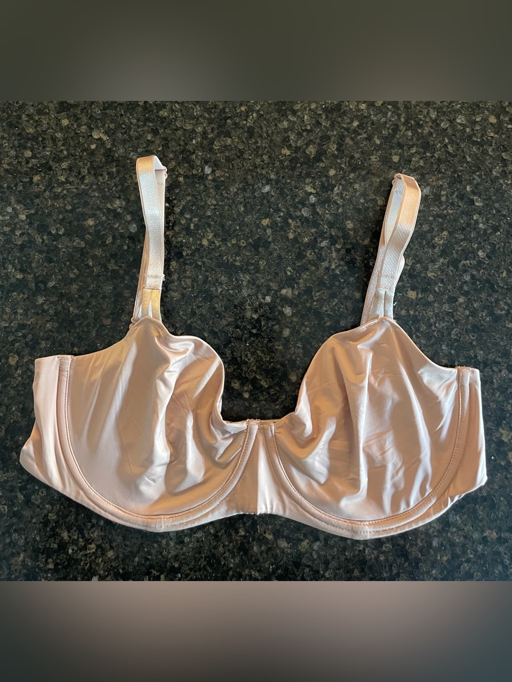 Victoria’s Secret Dream Angels unlined bra, nude, 36DD…push-up without padding.